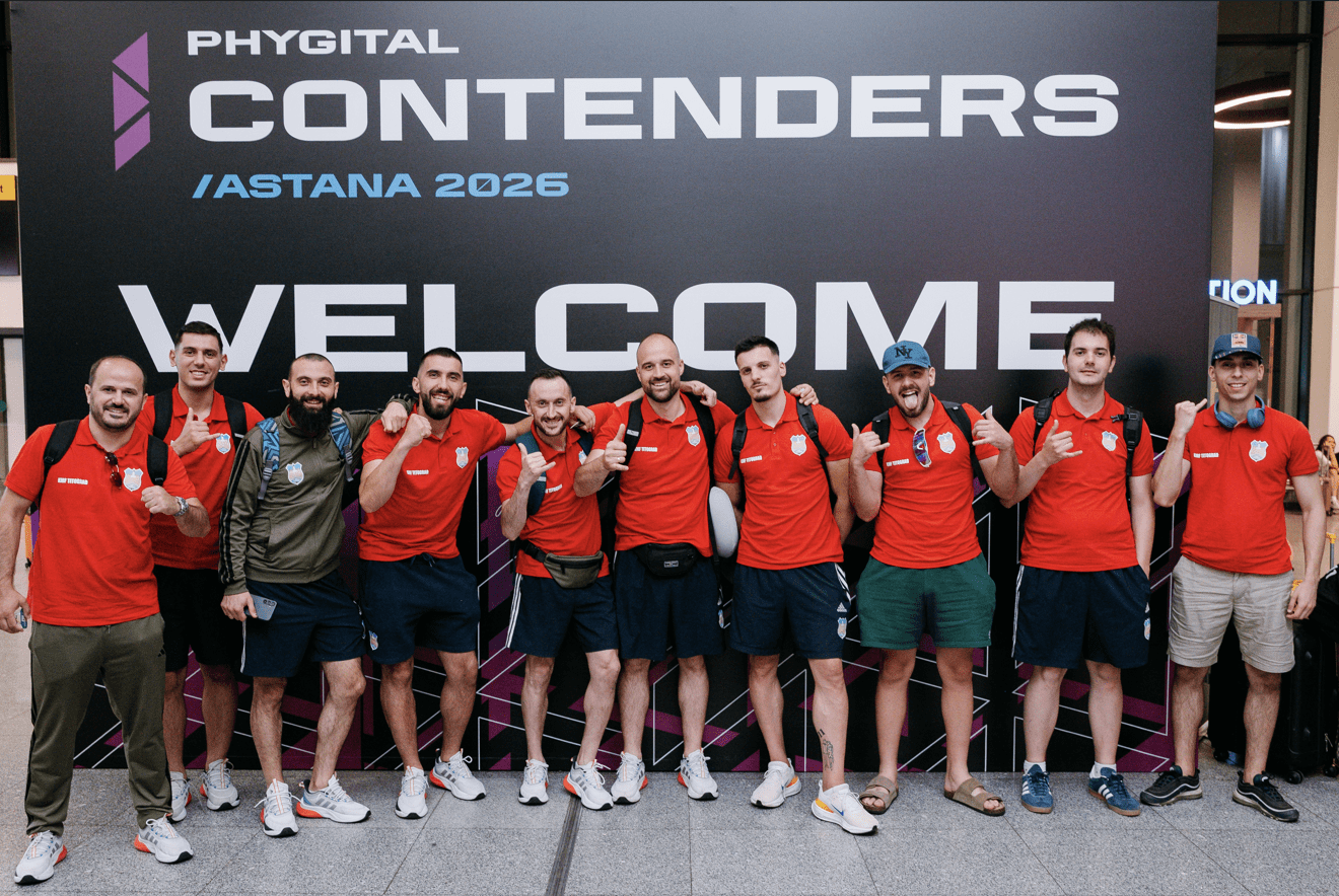 Contenders team at Phygital