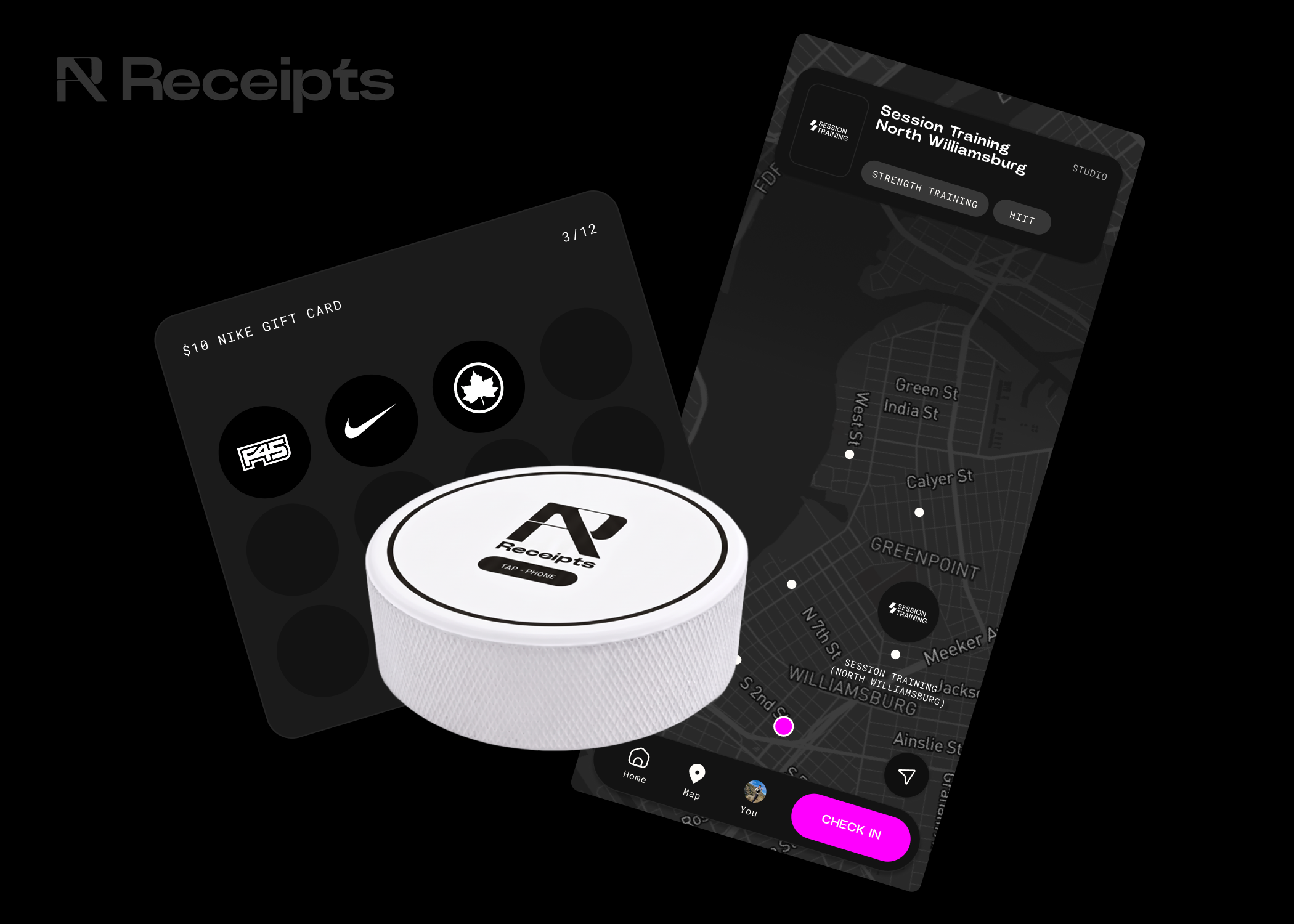 Receipts app