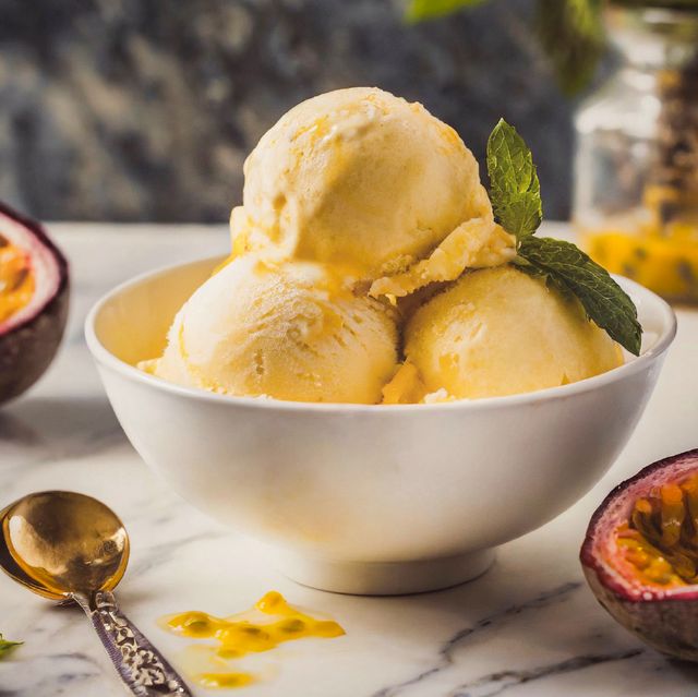 Golden Passion Fruit sorbet