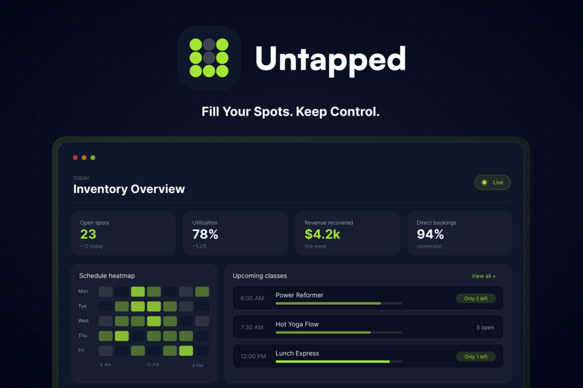 Untapped dashboard
