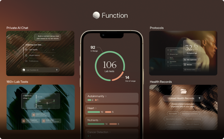 Function Health dashboard