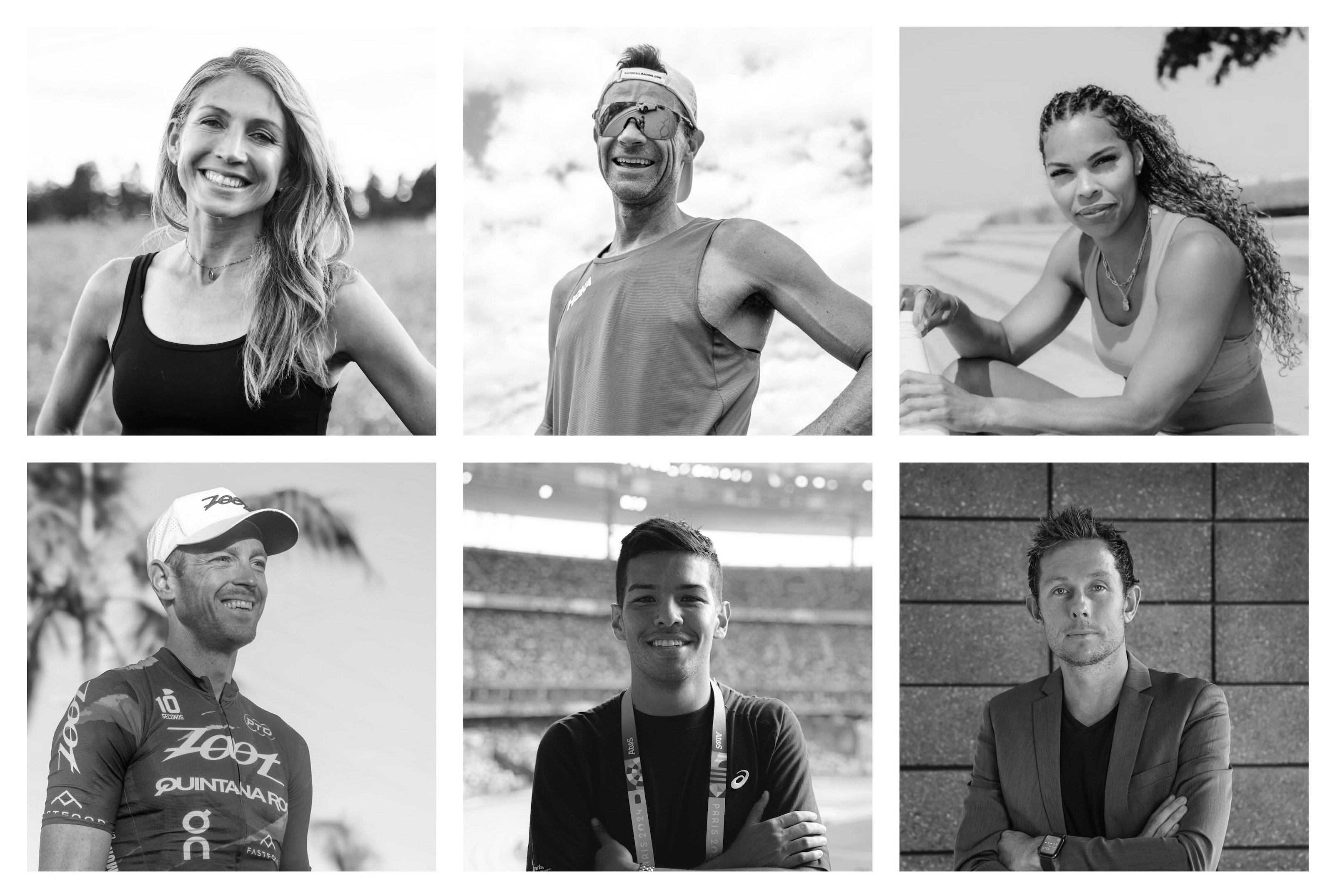Chris Chavez, Sara Hall, Matt Hanson, Kayla Jeter, Tim O'Donnell, and Dan Plews