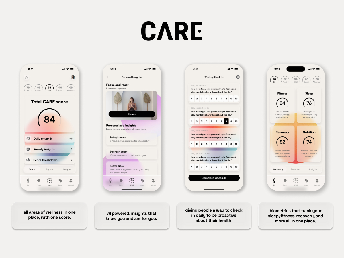 CARE mobile app