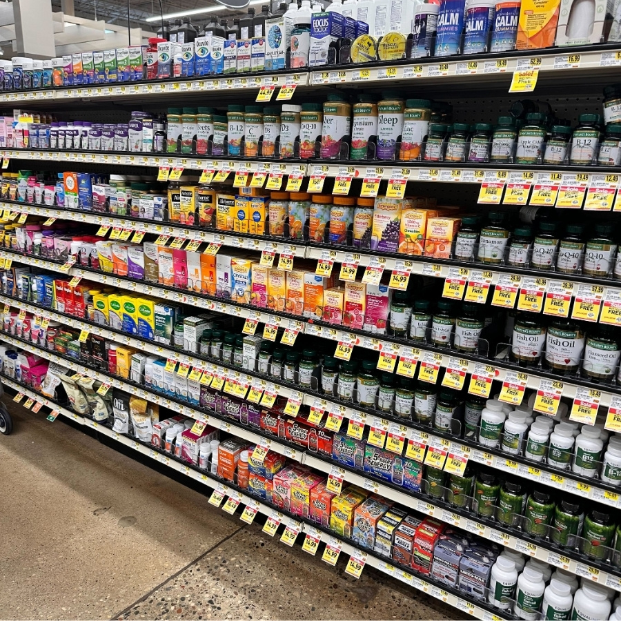 Supplement aisle