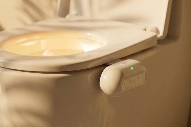 Throne toilet sensor