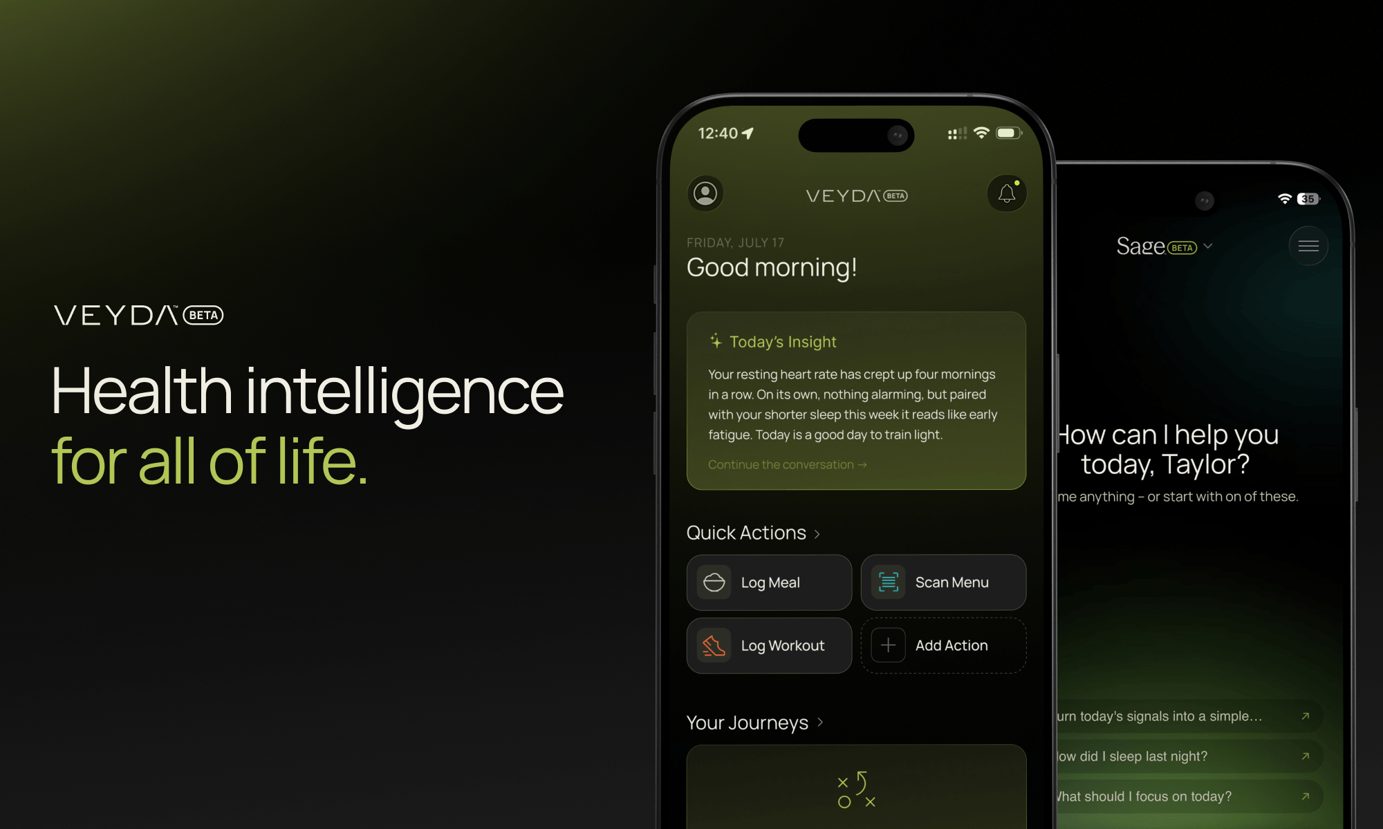 Health intelligence for all of life