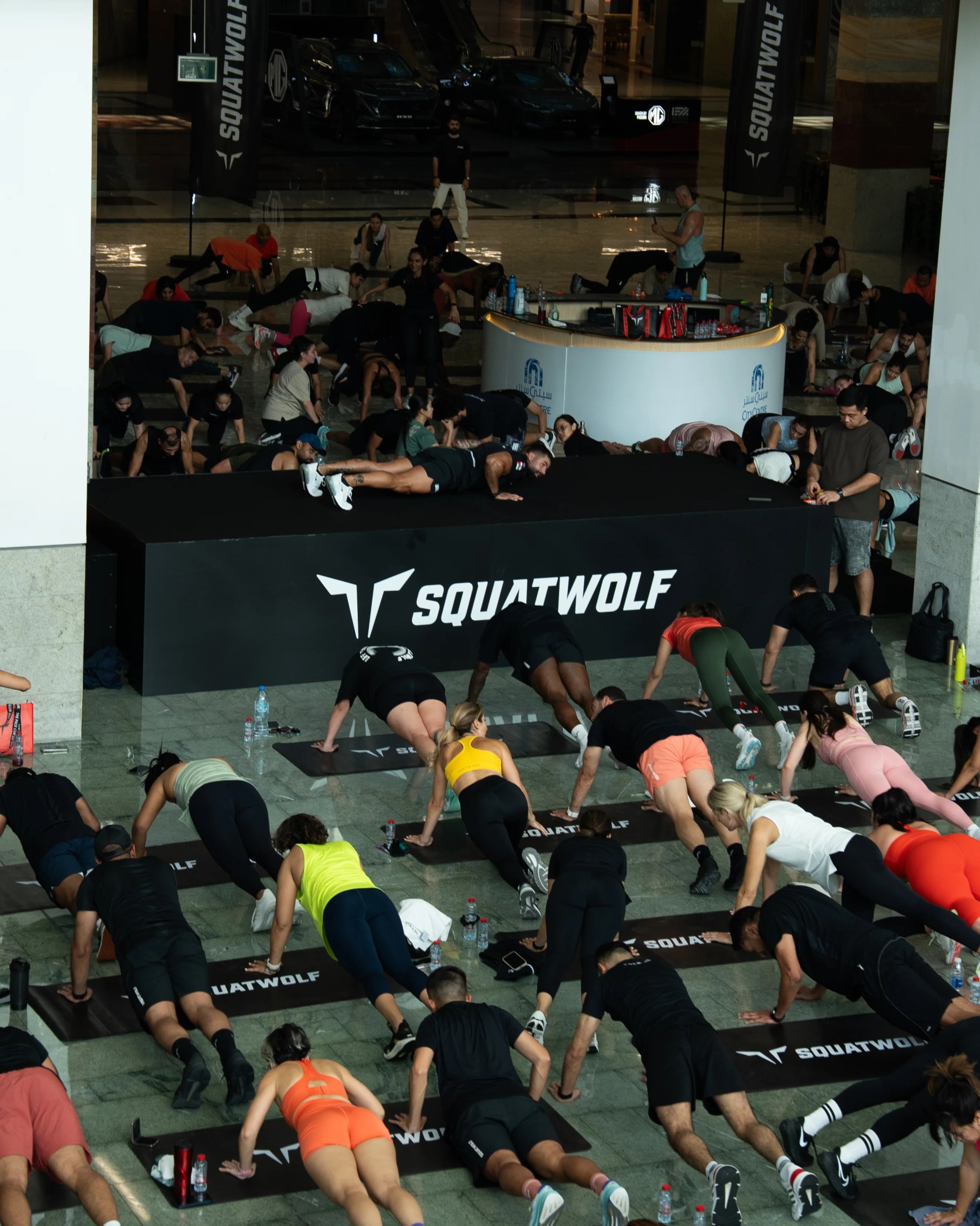 SQUATWOLF Riyadh mall workout
