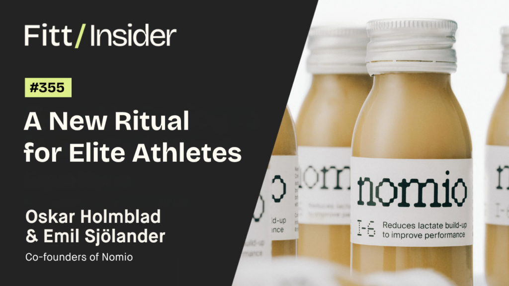 Image of Nomio shots, with text 