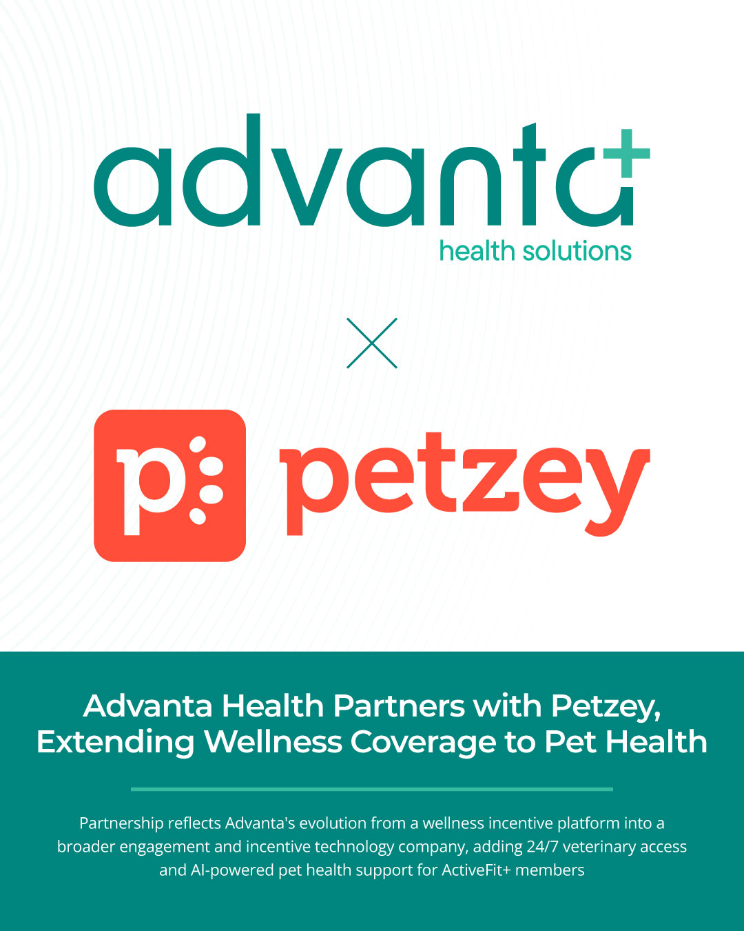 Advanta x Petzey partnership poster