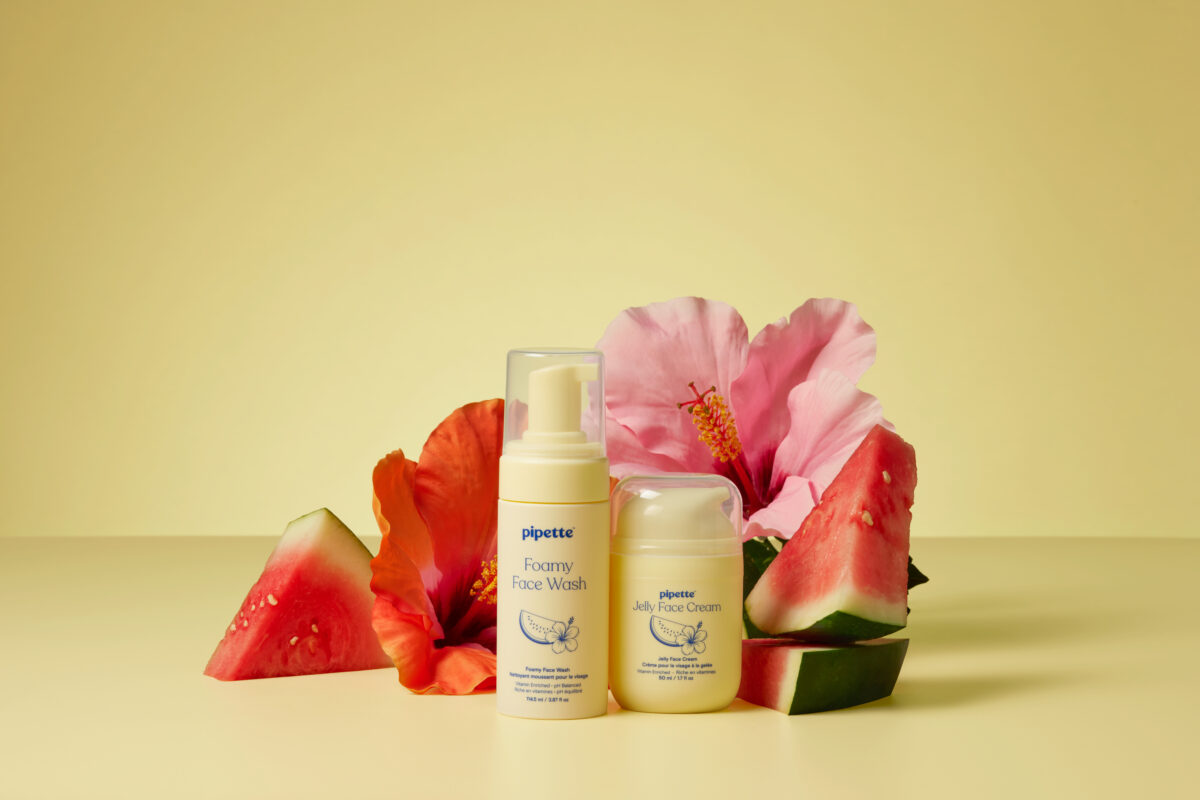 Pipette Foamy Face Wash and Jelly Face Cream