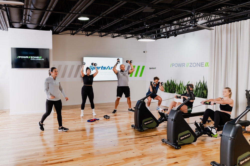 Group workout at POWR-ZONE