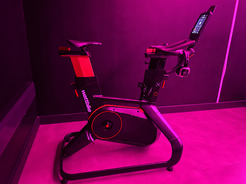 Wattbike in Third Space's cycling studio
