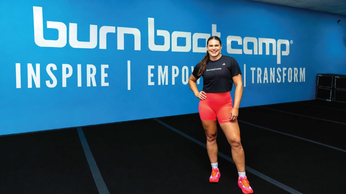 Ilona Maher at Burn Boot Camp