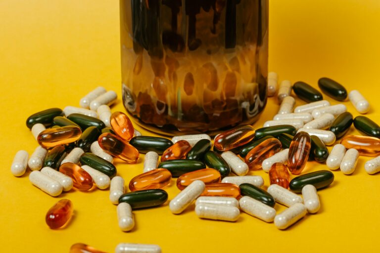 Pile of different supplements