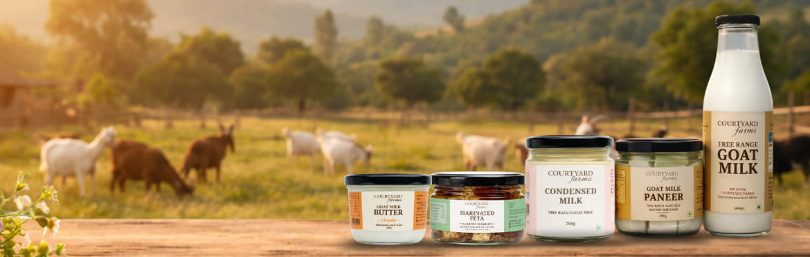 Courtyard Farms goat milk offerings