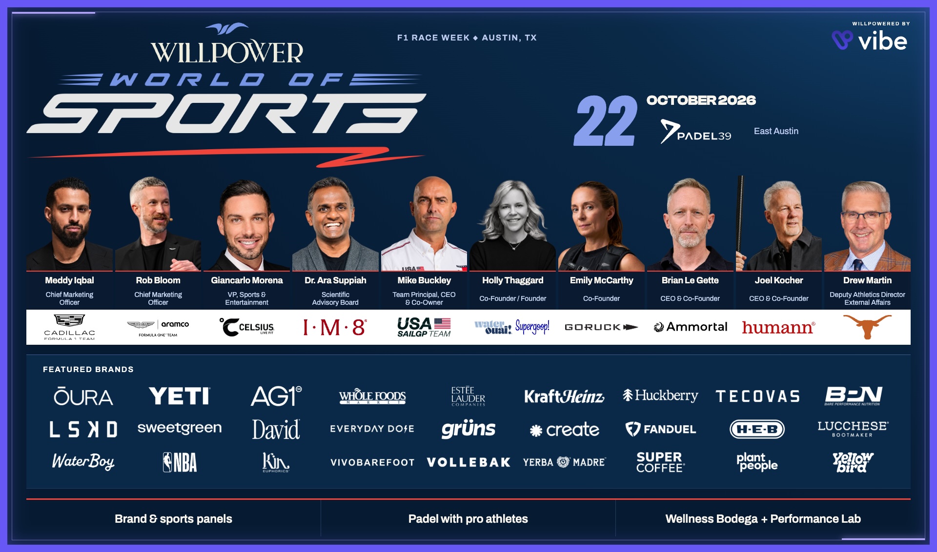 World of Sports lineup