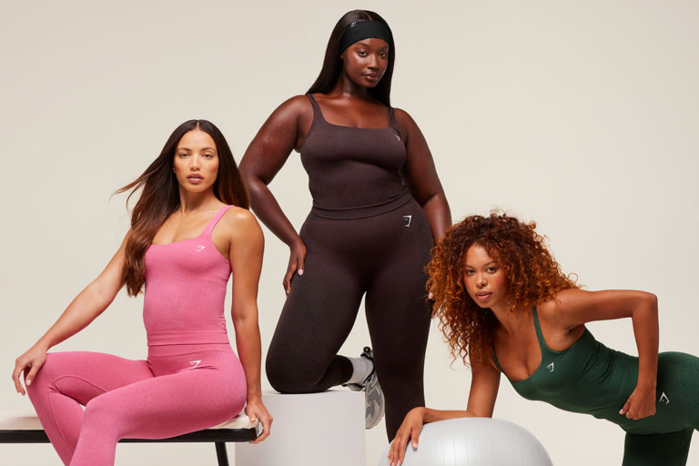 Group of women in Gymshark apparel