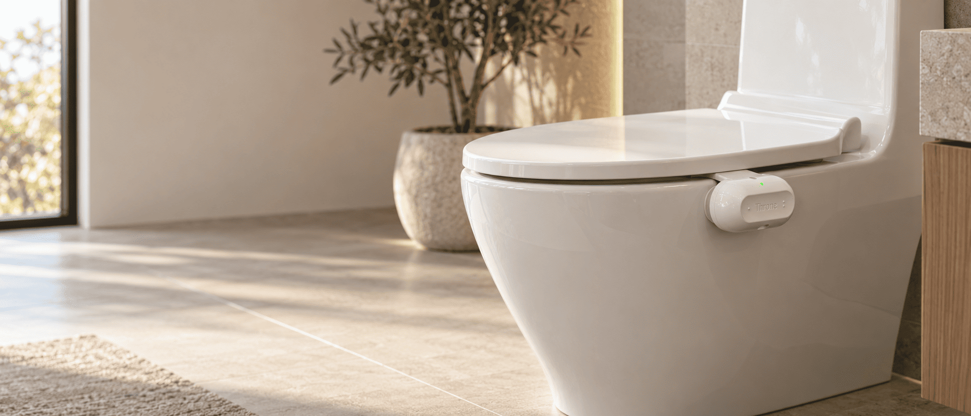 Throne toilet sensor