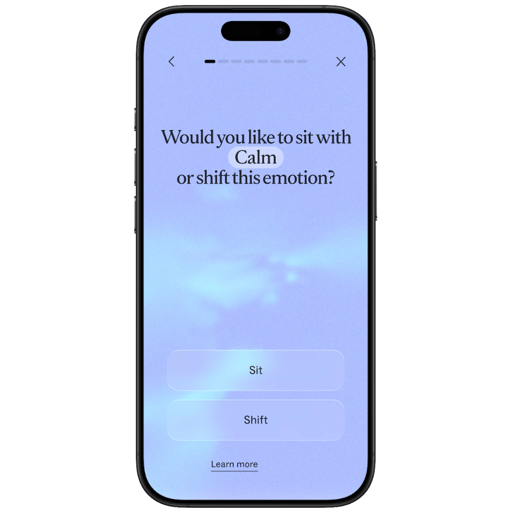 Screenshot from Thea app