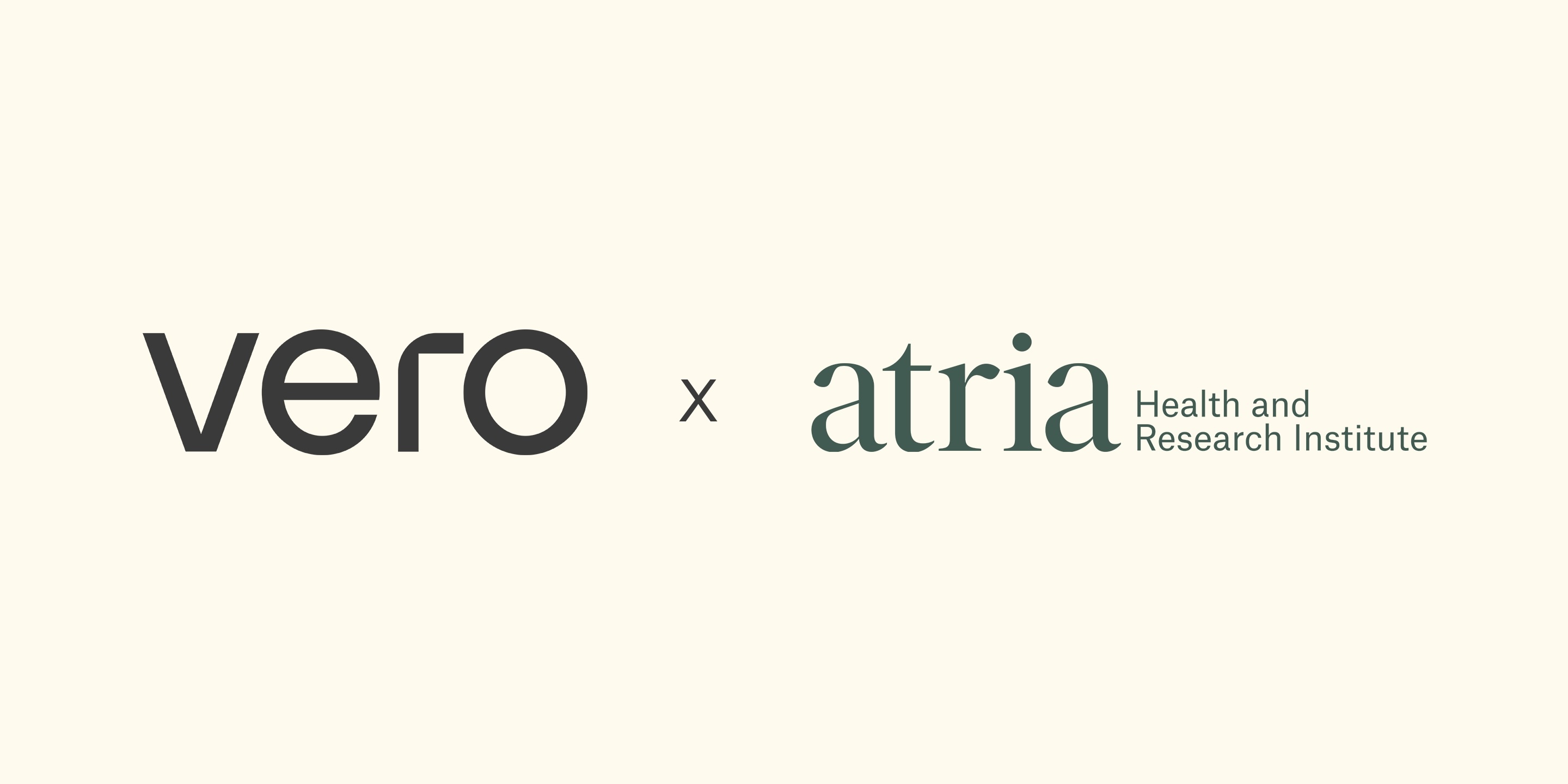 Vero and Atria Health and Research Institute logos