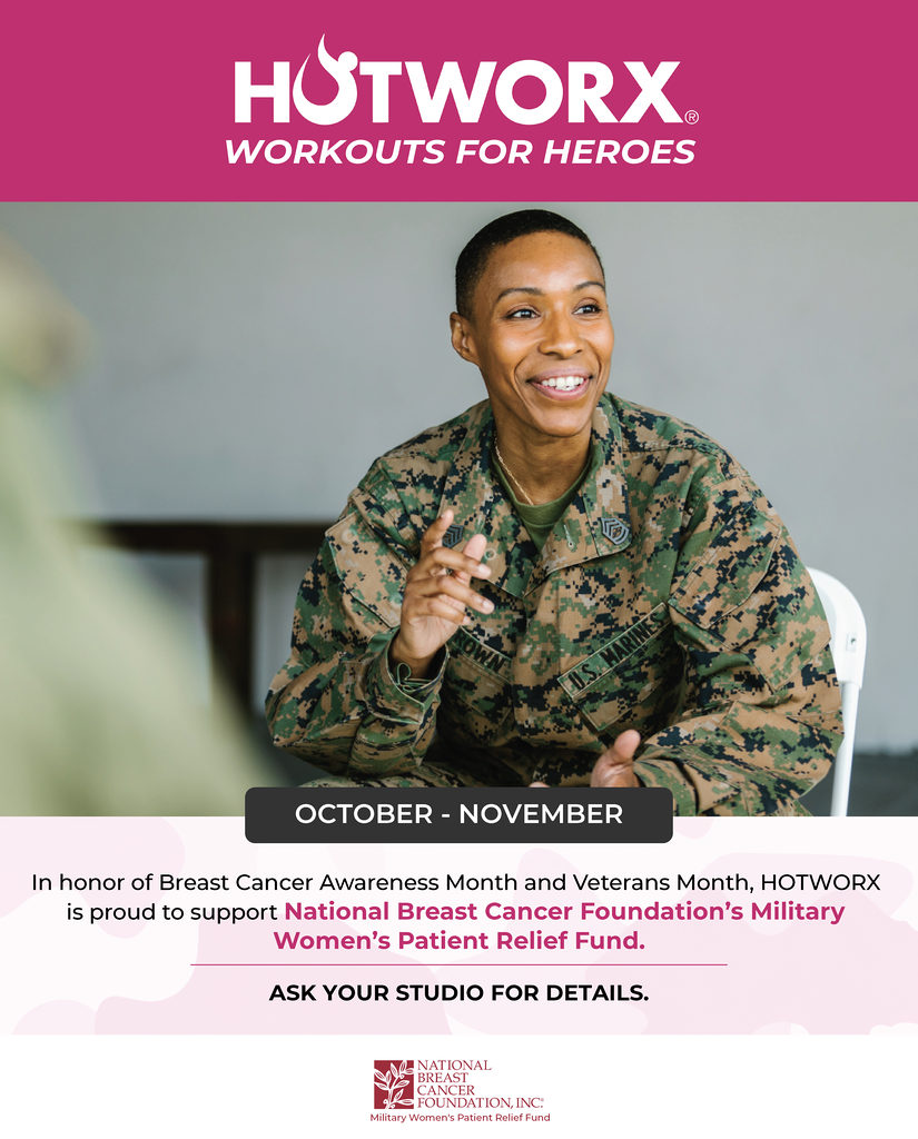 HOTWORX®  Workouts for Heroes banner